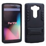 Wholesale LG V10 Hard Shield Hybrid Case (Black)